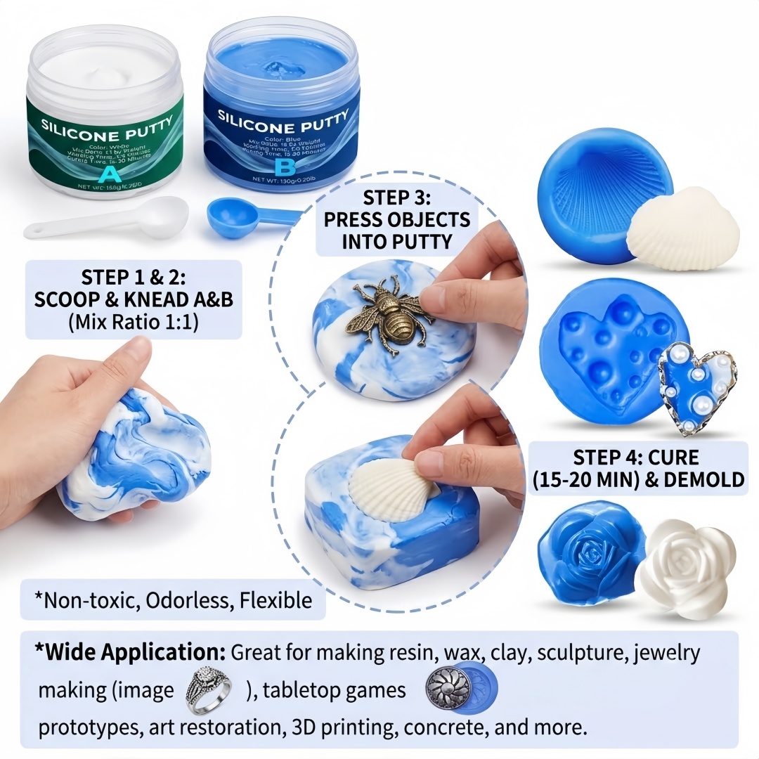 Silicone Putty Mold Making Sup - đánh giá và giá Soap Making Tray