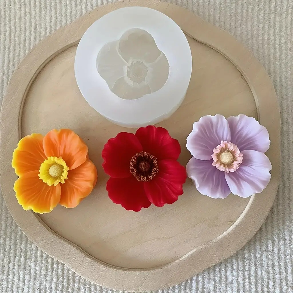 Flower Silicone Candle Mold, C - đánh giá và giá Soap Making Gifts