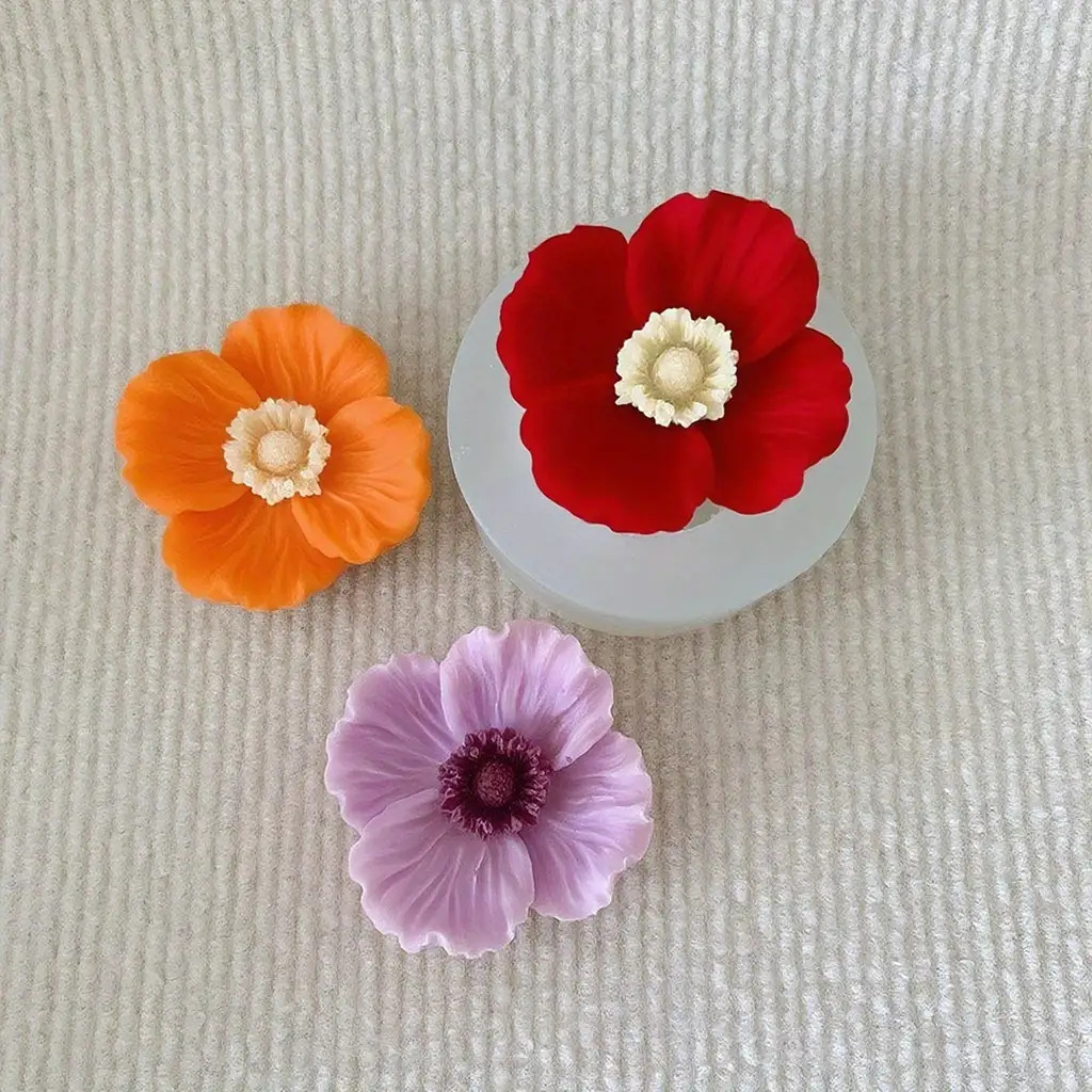 Flower Silicone Candle Mold, C - đánh giá và giá Soap Making Gifts