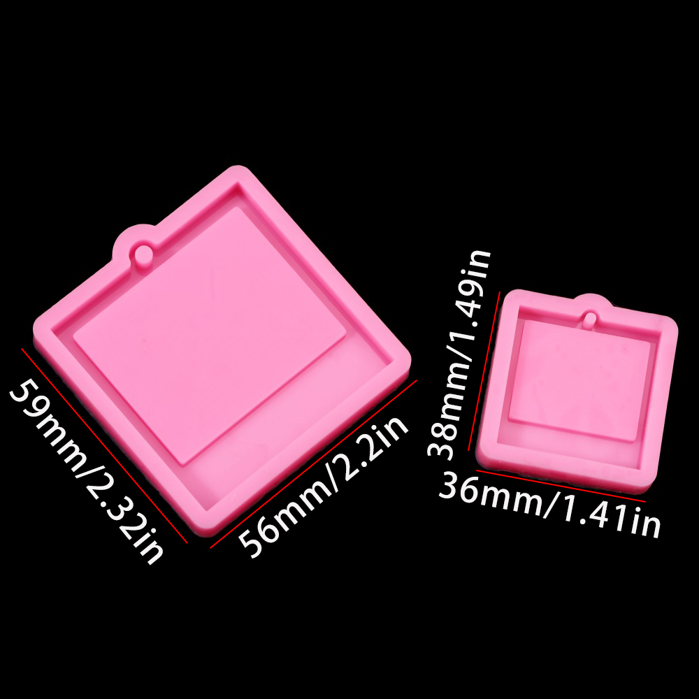 Photo Frame Epoxy Resin Keycha - đánh giá và giá Soap Making Tray