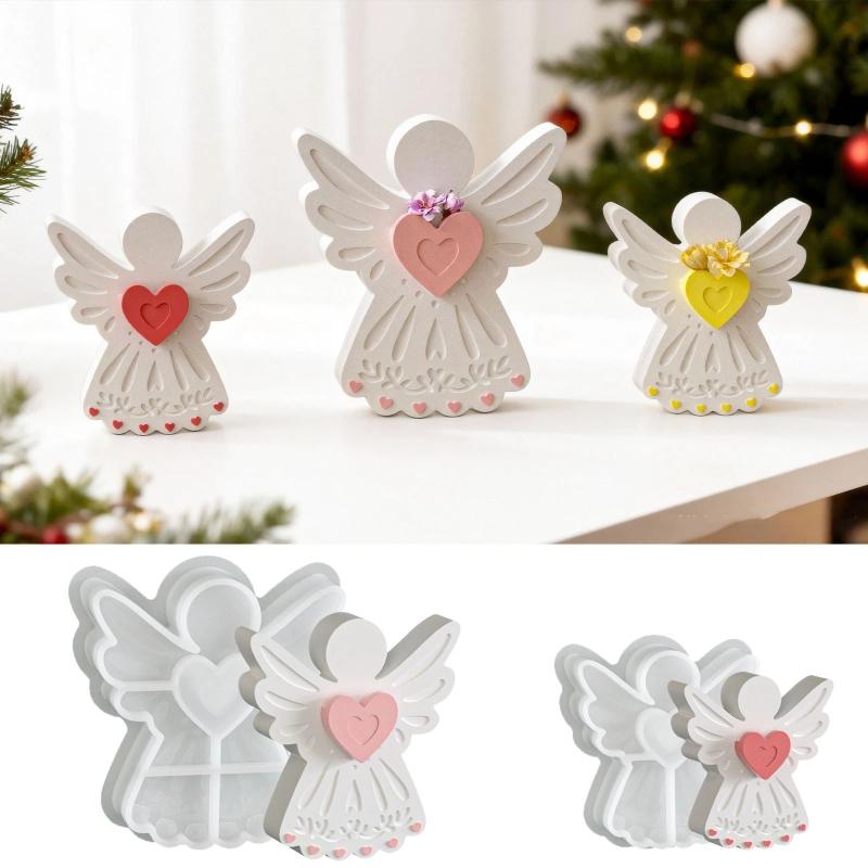 Love Angel Gypsum Mold Candle  - đánh giá và giá Soap Making Equipment