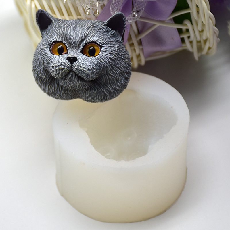 Silicone Mold Short-haired Cat - đánh giá và giá Soap Making Equipment