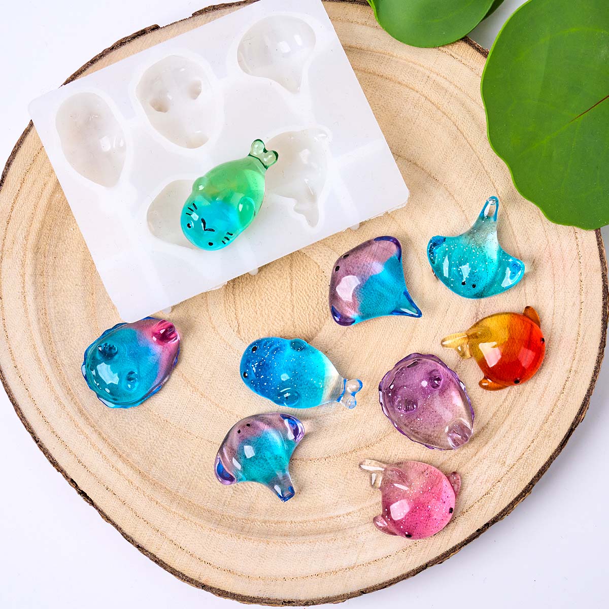 3D Healing Kawaii Manta Ray Wh - đánh giá và giá Soap Making Tray