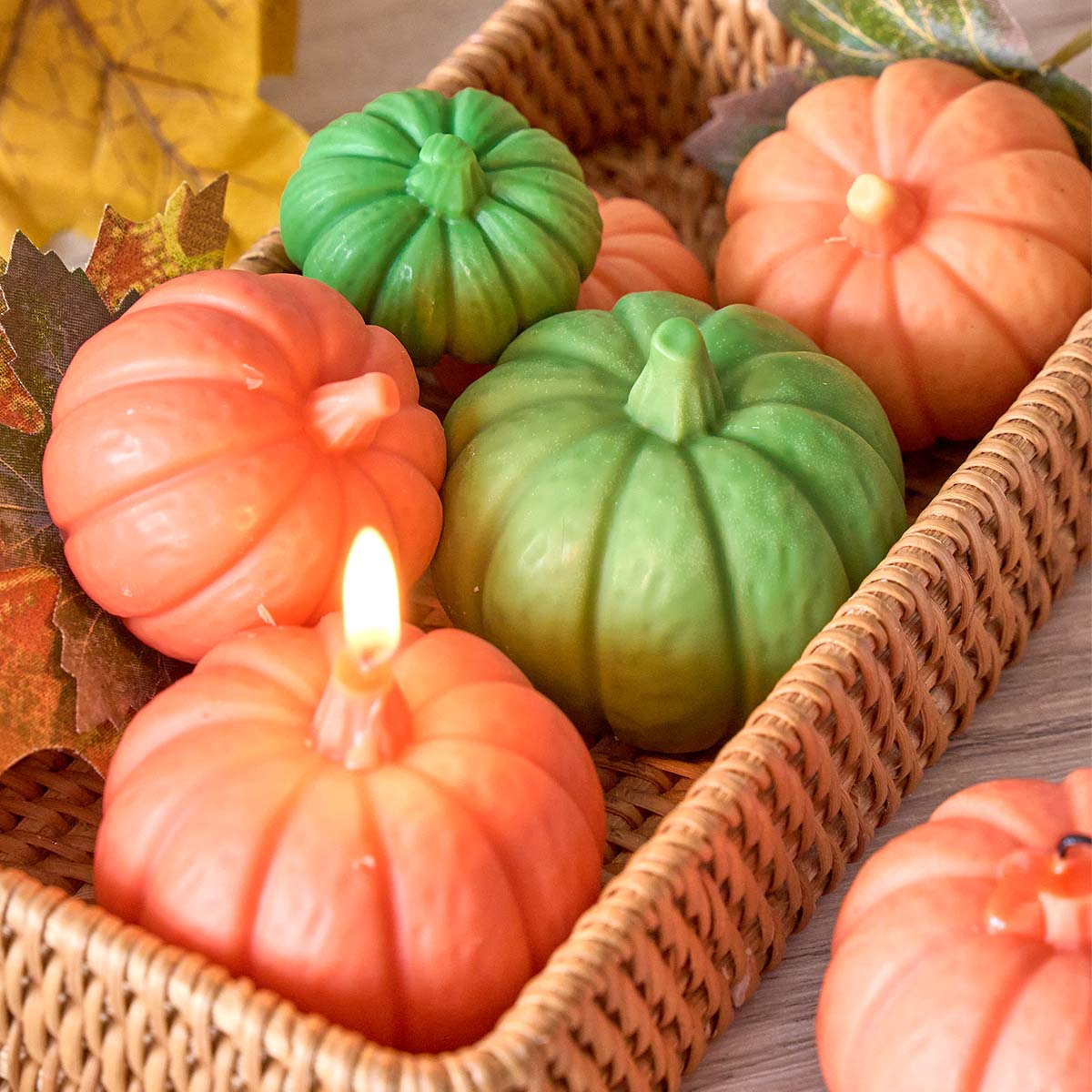 Halloween Pumpkin Candle Silic - đánh giá và giá Soap Making Gifts