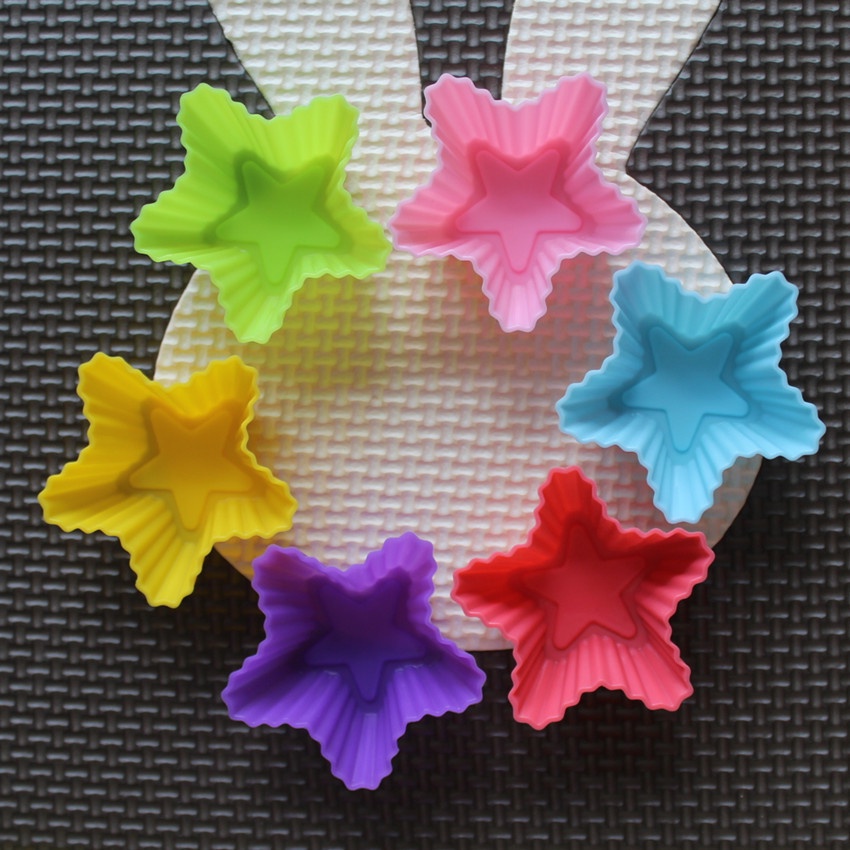 6 Pcs Set Non-Stick Flower Des - đánh giá và giá Soap Making Equipment