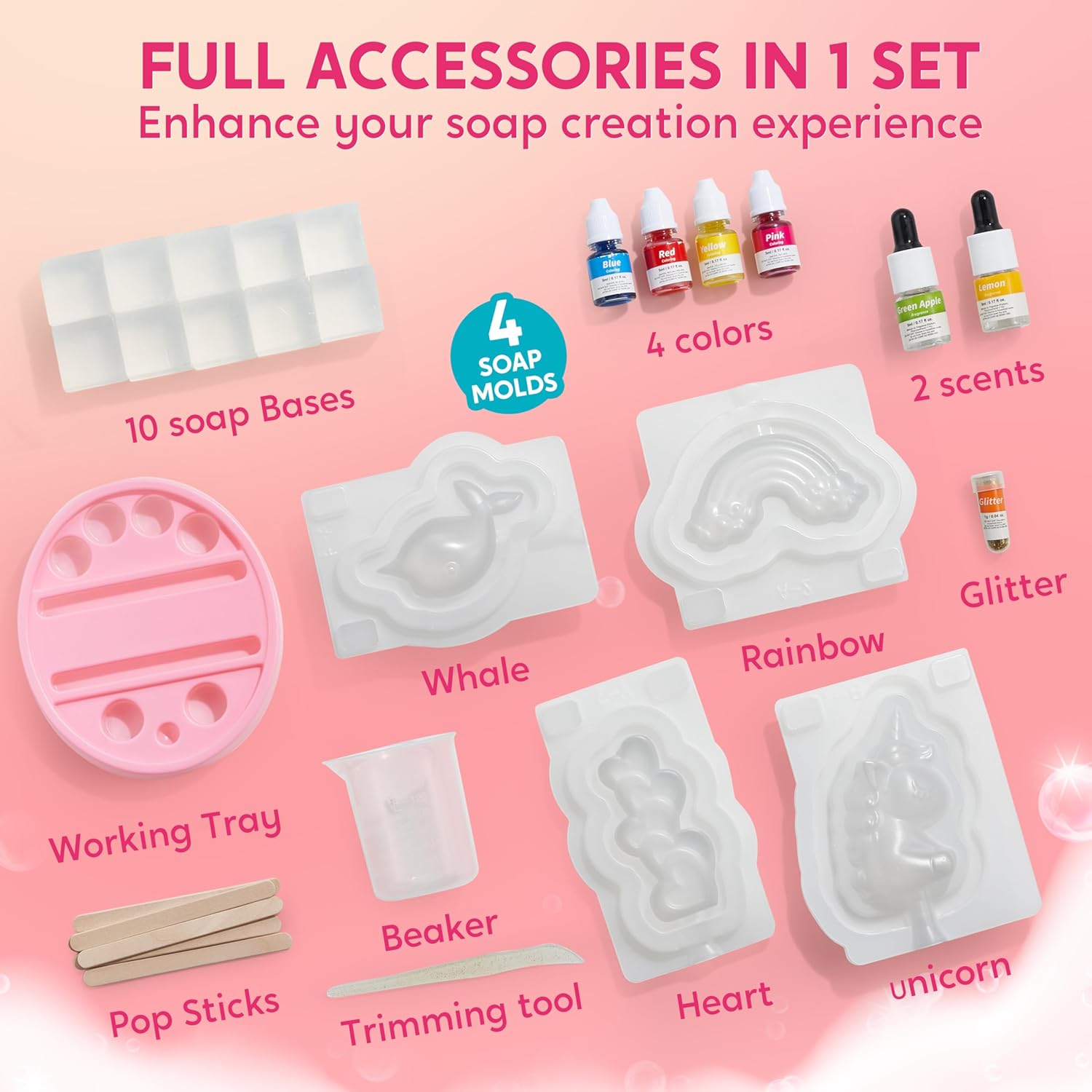 JOYFY Unicorn Soap Making Kit  - đánh giá và giá Soap Making Gifts
