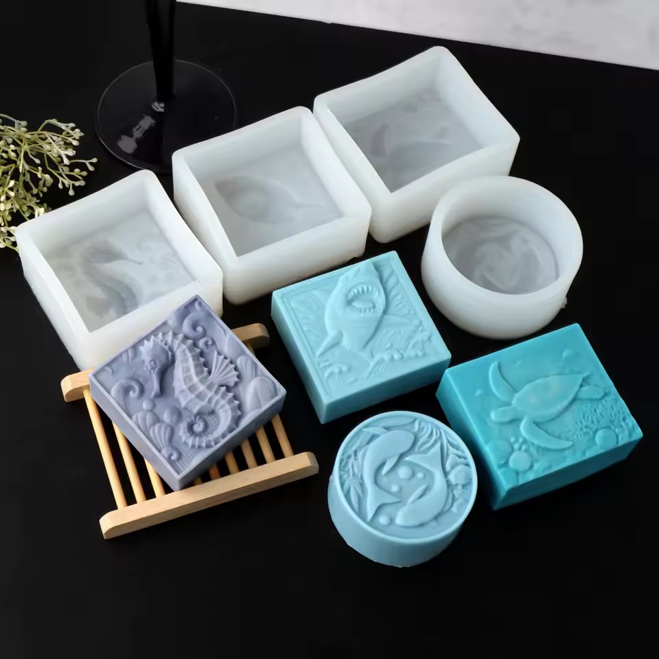 3D Seahorse Silicone Soap Mold - đánh giá và giá Soap Making Gifts