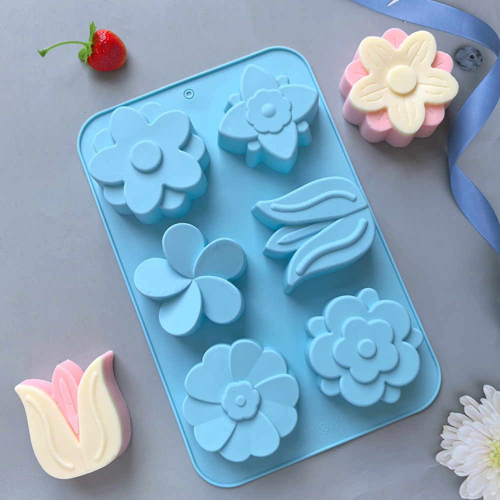 kinds Flower Silicone Molds Di - đánh giá và giá Soap Making Equipment