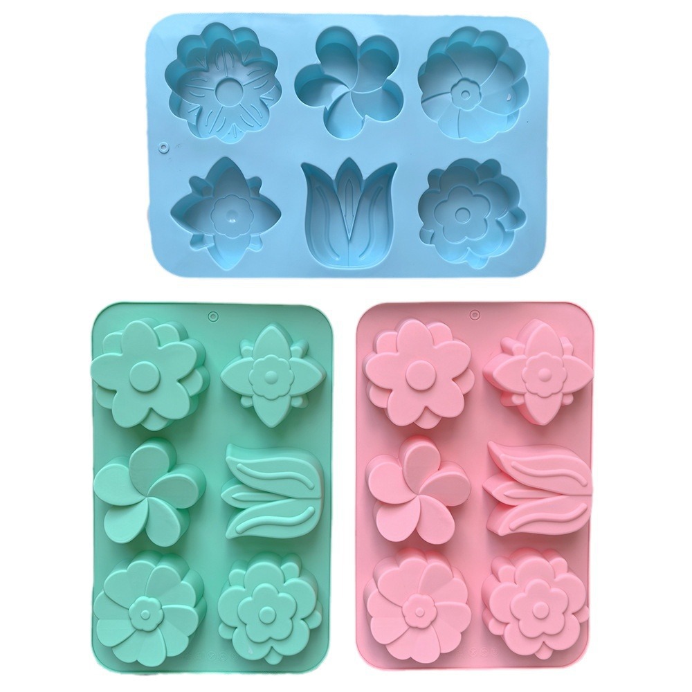 kinds Flower Silicone Molds Di - đánh giá và giá Soap Making Equipment