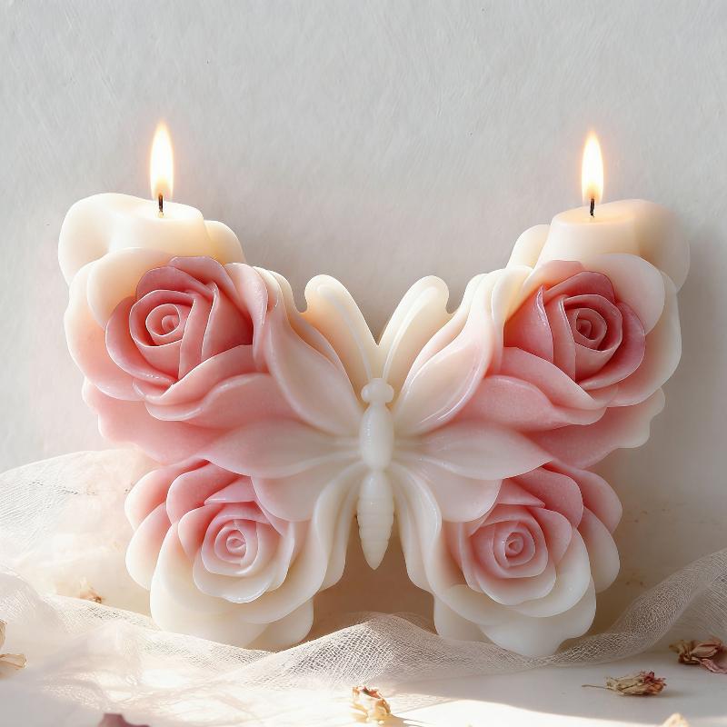 DIY Rose Butterfly Form Silico - đánh giá và giá Soap Making Tray